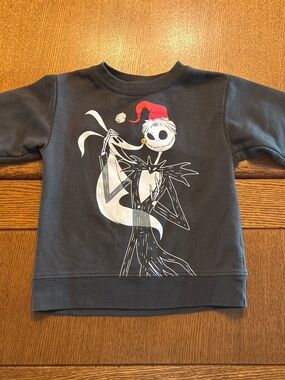 Disney The Nightmare Before Christmas Black & White Jack Graphic Sweatshirt